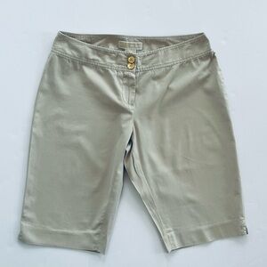 MICHAEL Michael Kors Tan Tailored Bermuda Shorts Size 6P